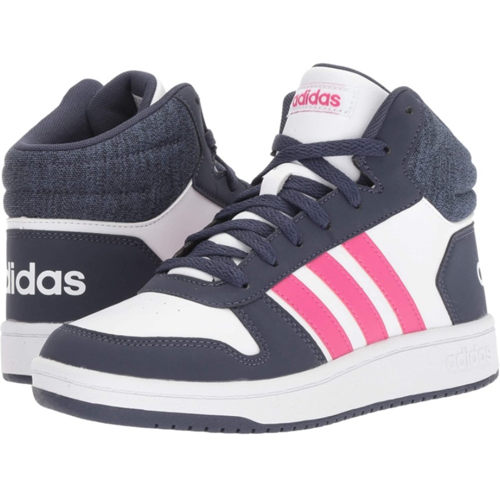 Girls Adidas Hoops Mid 2.0 Sz 6
